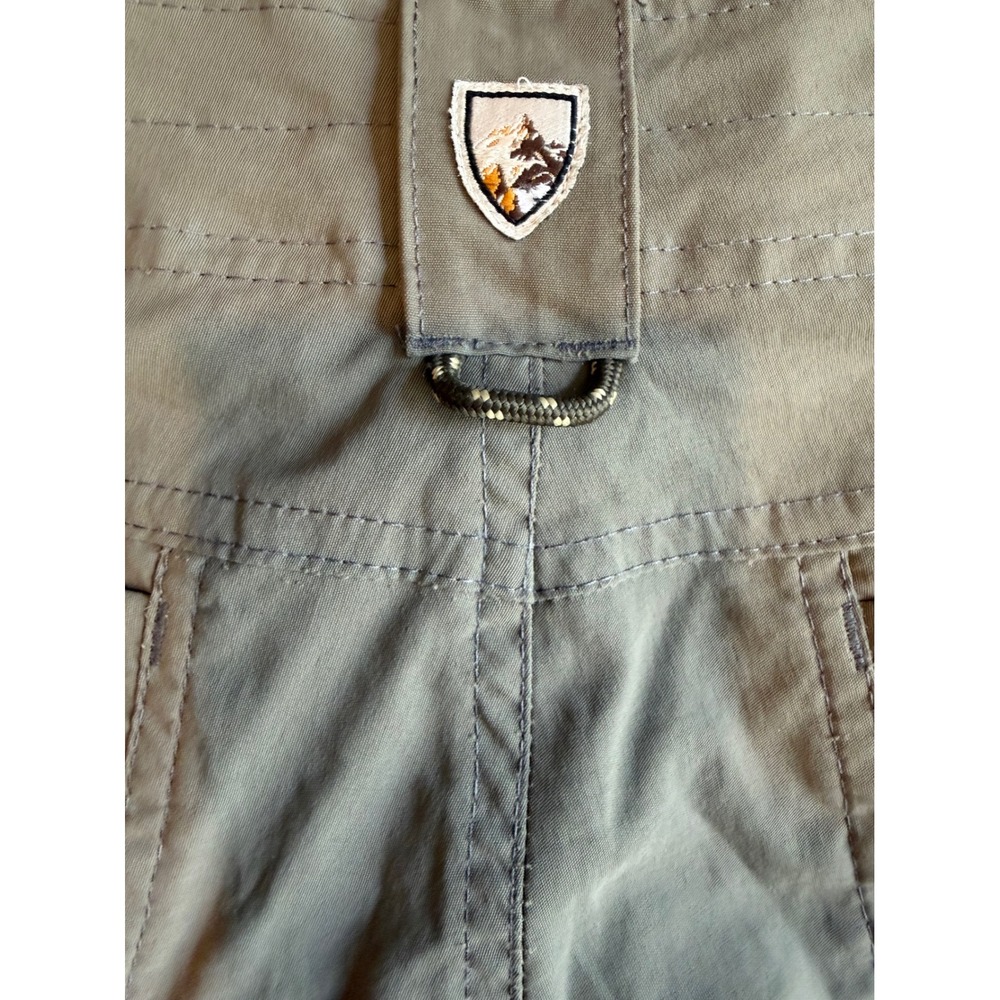 Kuhl Renegade Convertible Stealth Pants Mens 33x32 Khaki Hiking Cargo Trousers - Picture 8 of 11